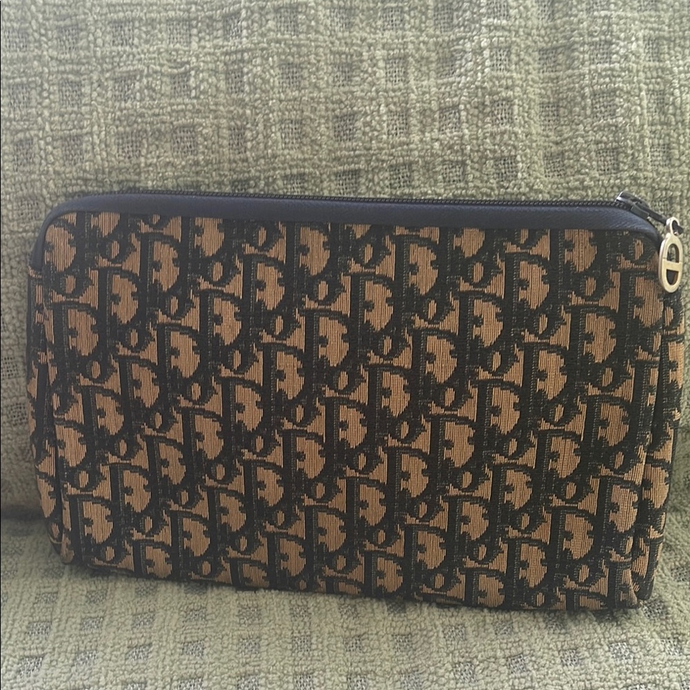 Vintage Dior Monogram Pouch/Clutch
